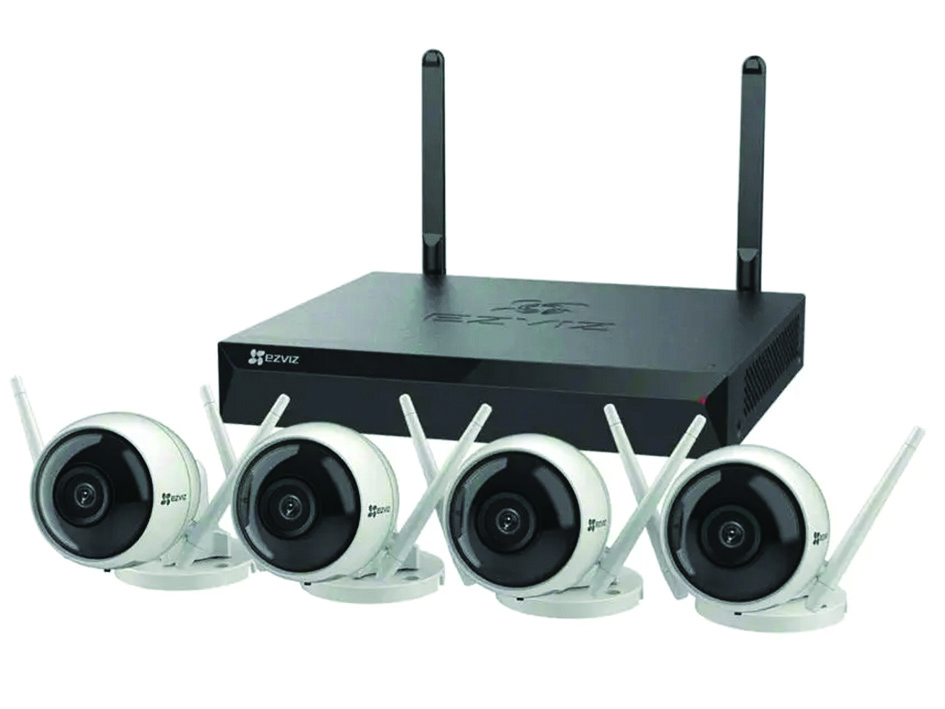 EZVIZ KIT REGISTRATORE VIDEOCAMERE NVR X5S + 4 TELECAMERE H3C 4MP